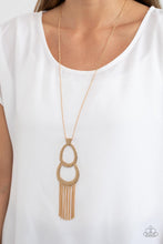 Load image into Gallery viewer, Reeling in Relics Gold Necklace