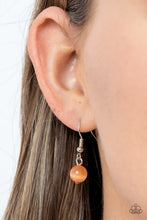 Load image into Gallery viewer, Elliptical Enchantment Orange Necklace