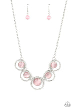 Load image into Gallery viewer, Elliptical Enchantment Pink Necklace