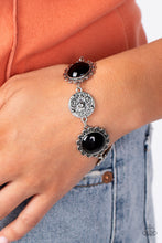 Load image into Gallery viewer, Positively Poppy Black Bracelet