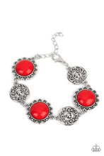 Load image into Gallery viewer, Positively Poppy Red Bracelet