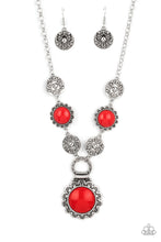 Load image into Gallery viewer, Poppy Persuasion Red Necklace