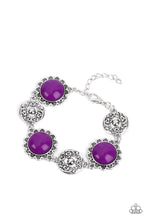 Load image into Gallery viewer, Positively Poppy Purple Bracelet