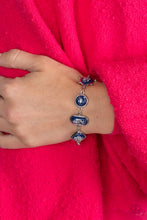 Load image into Gallery viewer, Speckled Shimmer Blue Bracelet