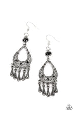 Load image into Gallery viewer, Viva la DIVA Black Earrings