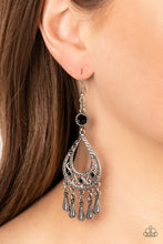 Load image into Gallery viewer, Viva la DIVA Black Earrings