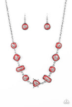 Load image into Gallery viewer, Fleek and Flecked Red Necklace