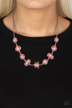 Load image into Gallery viewer, Fleek and Flecked Red Necklace