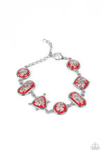 Load image into Gallery viewer, Speckled Shimmer Red Bracelet