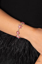 Load image into Gallery viewer, Speckled Shimmer Red Bracelet