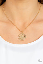 Load image into Gallery viewer, Heart Full of Faith Gold Necklace