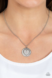 Heart Full of Faith Pink Necklace