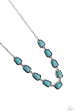 Load image into Gallery viewer, Southern Safari Blue Necklace