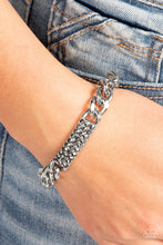 Load image into Gallery viewer, Icy Impact Silver Bracelet