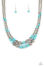 Load image into Gallery viewer, Country Road Trip Blue Necklace