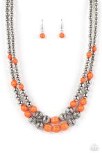 Load image into Gallery viewer, Country Road Trip Orange Necklace