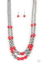 Load image into Gallery viewer, Country Road Trip Red Necklace