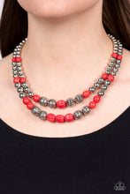 Load image into Gallery viewer, Country Road Trip Red Necklace