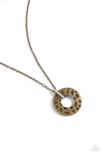 Load image into Gallery viewer, Modern Memento Brass Necklace