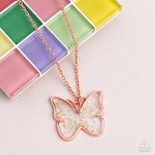 Load image into Gallery viewer, Gives Me Butterflies Copper Necklace