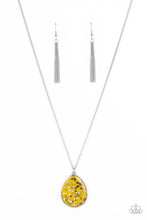 Load image into Gallery viewer, Shimmering Seafloors Yellow Necklace