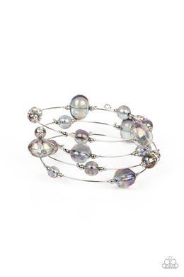 Optical Auras Purple Coil Bracelet