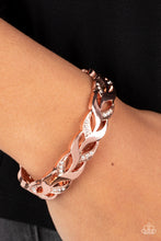 Load image into Gallery viewer, Editor-in-LEAF Copper Hinged Bracelet