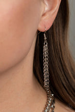 Load image into Gallery viewer, Galvanized Grit Silver Necklace