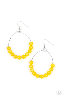 Catch a Breeze Yellow Earrings