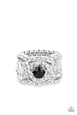 Doting on Dazzle Black Ring