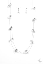 Load image into Gallery viewer, Interstellar Illusions Silver Necklace