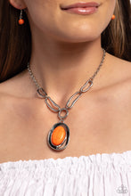 Load image into Gallery viewer, Sandstone Stroll Orange Necklace