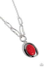 Load image into Gallery viewer, Sandstone Stroll Red Necklace