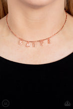Load image into Gallery viewer, Say My Name Copper Choker