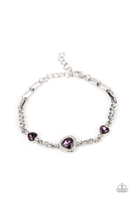 Amor Actually Purple Bracelet