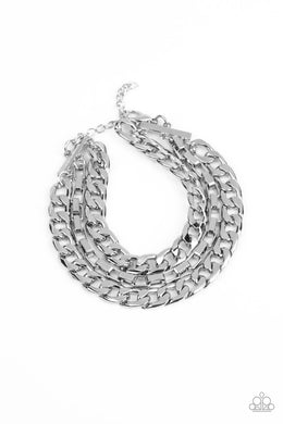 Heavy Duty Silver Men's Bracelet