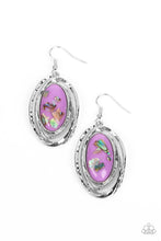 Load image into Gallery viewer, Ocean Floor Oracle Purple Earrings