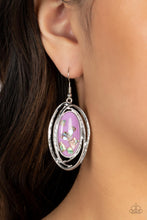 Load image into Gallery viewer, Ocean Floor Oracle Purple Earrings