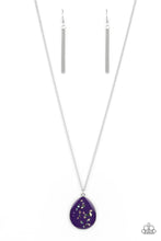 Load image into Gallery viewer, Shimmering Seafloors Purple Necklace