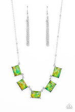 Load image into Gallery viewer, Opalescent Oblivion Green Necklace