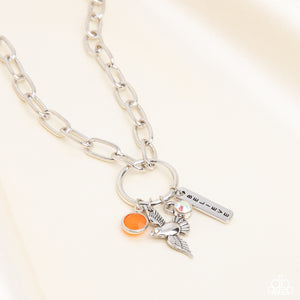 Inspired Songbird Orange Necklace