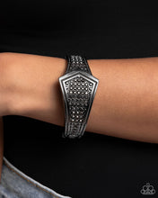 Load image into Gallery viewer, Order of the Arrow Black Hinged Bracelet