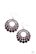 Load image into Gallery viewer, So Self-GLOW-rious Purple Earrings