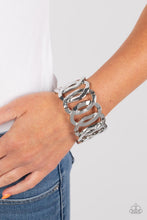Load image into Gallery viewer, Industrial Indulgence Silver Bracelet