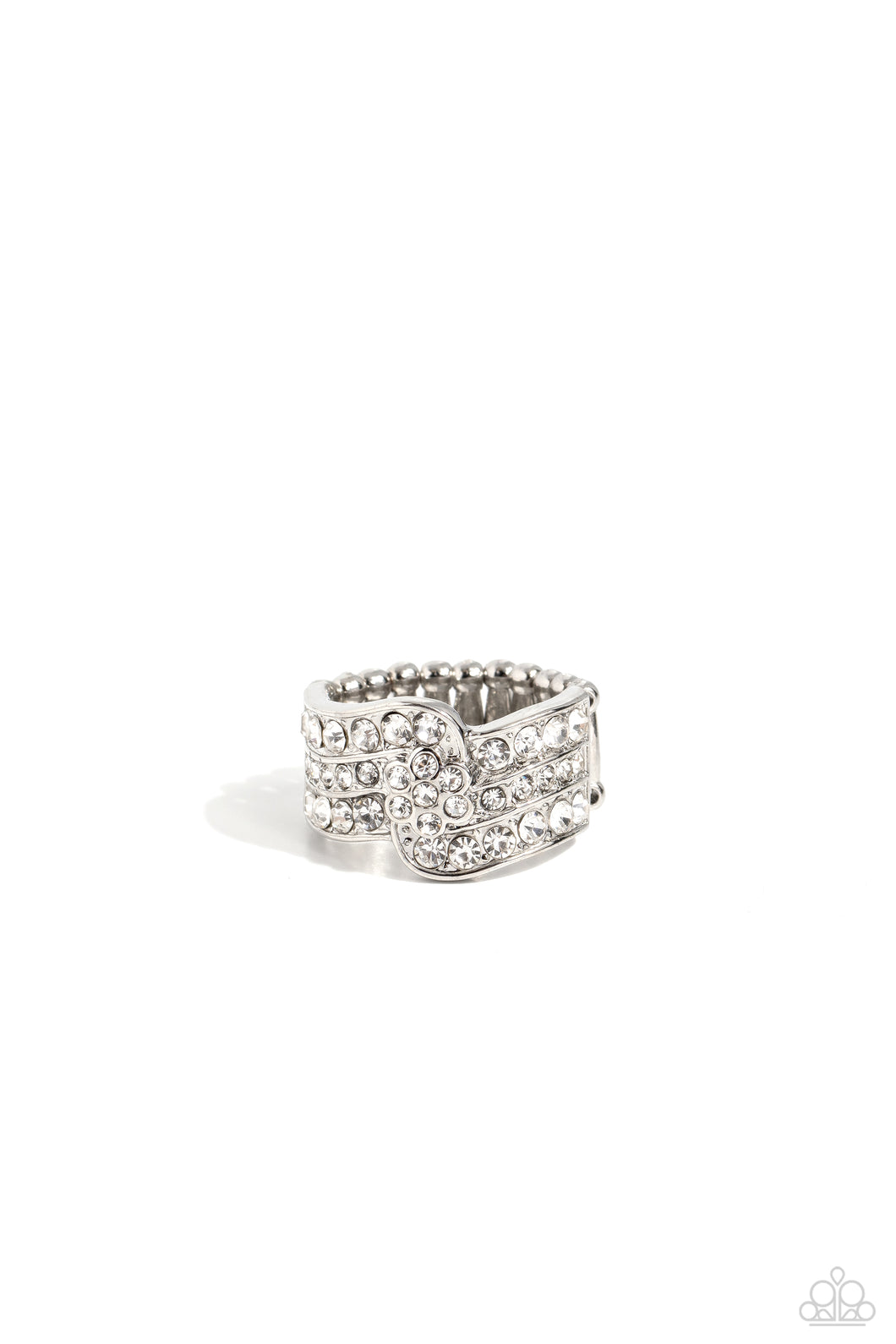 No Flowers Barred White Ring