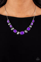 Load image into Gallery viewer, Polished Parade Purple Necklace