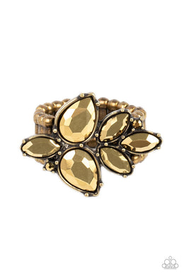Ice-Cold Couture Brass Ring
