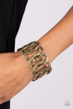 Load image into Gallery viewer, Industrial Indulgence Brass Bracelet
