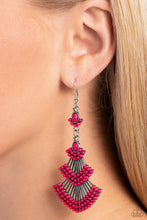 Load image into Gallery viewer, Eastern Expression Pink Earrings