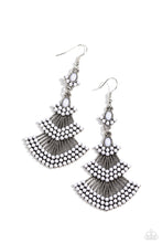 Load image into Gallery viewer, Eastern Expression White Earrings